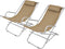 vidaXL - Klapstoelen - 2 - st - staal - roze