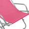 vidaXL - Klapstoelen - 2 - st - staal - roze