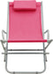 vidaXL - Klapstoelen - 2 - st - staal - roze