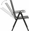 vidaXL - Klapstoelen - mesh - 4 - st - staal - antraciet