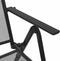 vidaXL - Klapstoelen - mesh - 4 - st - staal - antraciet