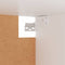 vidaXL - Kledingkast - 100x32,5x35 - cm - bewerkt - hout - wit