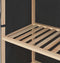 vidaXL - Kledingkast - 110x40x170 - cm - stof - grijs