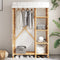 vidaXL - Kledingkast - 110x45x170 - cm - bamboe