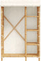 vidaXL - Kledingkast - 110x45x170 - cm - bamboe