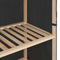 vidaXL - Kledingkast - 135x40x170 - cm - stof - grijs