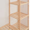 vidaXL - Kledingkast - 135x40x170 - cm - stof - wit