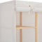 vidaXL - Kledingkast - 135x40x170 - cm - stof - wit