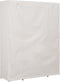 vidaXL - Kledingkast - 135x40x170 - cm - stof - wit