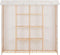 vidaXL - Kledingkast - 173x40x170 - cm - stof - wit
