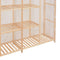vidaXL - Kledingkast - 173x40x170 - cm - stof - wit