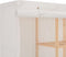vidaXL - Kledingkast - 173x40x170 - cm - stof - wit