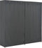 vidaXL - Kledingkast - 200x40x170 - cm - stof - grijs