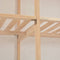 vidaXL - Kledingkast - 200x40x170 - cm - stof - wit