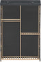 vidaXL - Kledingkast - 3-laags - 110x40x170 - cm - stof - grijs