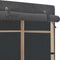 vidaXL - Kledingkast - 3-laags - 110x40x170 - cm - stof - grijs