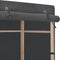 vidaXL - Kledingkast - 3-laags - 79x40x170 - cm - stof - grijs