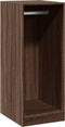 vidaXL - Kledingkast - 48x41x102 - cm - bewerkt - hout - bruin - eikenkleurig