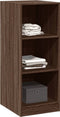 vidaXL - Kledingkast - 48x41x102 - cm - bewerkt - hout - bruin - eikenkleurig