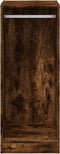vidaXL - Kledingkast - 48x41x102 - cm - bewerkt - hout - gerookt - eikenkleurig