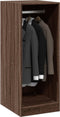 vidaXL - Kledingkast - 48x41x102 - cm - bewerkt - hout - grijs - sonoma - eikenkleurig