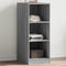 vidaXL - Kledingkast - 48x41x102 - cm - bewerkt - hout - grijs - sonoma - eikenkleurig