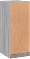 vidaXL - Kledingkast - 48x41x102 - cm - bewerkt - hout - grijs - sonoma - eikenkleurig