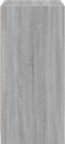 vidaXL - Kledingkast - 48x41x102 - cm - bewerkt - hout - grijs - sonoma - eikenkleurig