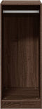 vidaXL - Kledingkast - 48x41x102 - cm - bewerkt - hout - grijs - sonoma - eikenkleurig