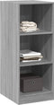 vidaXL - Kledingkast - 48x41x102 - cm - bewerkt - hout - grijs - sonoma - eikenkleurig