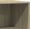 vidaXL - Kledingkast - 48x41x102 - cm - bewerkt - hout - sonoma - eikenkleurig