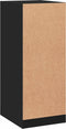 vidaXL - Kledingkast - 48x41x102 - cm - bewerkt - hout - zwart