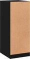 vidaXL - Kledingkast - 48x41x102 - cm - bewerkt - hout - zwart