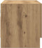 vidaXL - Kledingkast - 70x32,5x35 - cm - bewerkt - hout - artisanaal - eikenkleur