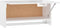 vidaXL - Kledingkast - 70x32,5x35 - cm - bewerkt - hout - hoogglans - wit