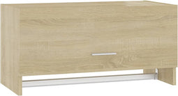 vidaXL - Kledingkast - 70x32,5x35 - cm - bewerkt - hout - sonoma - eikenkleurig