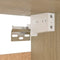 vidaXL - Kledingkast - 70x32,5x35 - cm - bewerkt - hout - sonoma - eikenkleurig