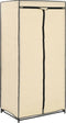 vidaXL - Kledingkast - 75x50x160 - cm - crème