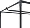 vidaXL - Kledingkast - 75x50x160 - cm - zwart