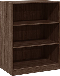 vidaXL - Kledingkast - 77x48x102 - cm - bewerkt - hout - bruin - eikenkleurig