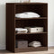 vidaXL - Kledingkast - 77x48x102 - cm - bewerkt - hout - bruin - eikenkleurig