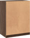 vidaXL - Kledingkast - 77x48x102 - cm - bewerkt - hout - bruin - eikenkleurig