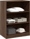 vidaXL - Kledingkast - 77x48x102 - cm - bewerkt - hout - bruin - eikenkleurig