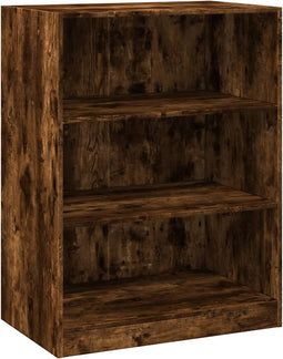 vidaXL - Kledingkast - 77x48x102 - cm - bewerkt - hout - gerookt - eikenkleurig