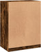 vidaXL - Kledingkast - 77x48x102 - cm - bewerkt - hout - gerookt - eikenkleurig