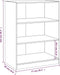 vidaXL - Kledingkast - 77x48x102 - cm - bewerkt - hout - grijs - sonoma - eikenkleurig