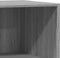 vidaXL - Kledingkast - 77x48x102 - cm - bewerkt - hout - grijs - sonoma - eikenkleurig