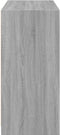 vidaXL - Kledingkast - 77x48x102 - cm - bewerkt - hout - grijs - sonoma - eikenkleurig