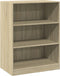 vidaXL - Kledingkast - 77x48x102 - cm - bewerkt - hout - sonoma - eikenkleurig