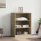 vidaXL - Kledingkast - 77x48x102 - cm - bewerkt - hout - sonoma - eikenkleurig